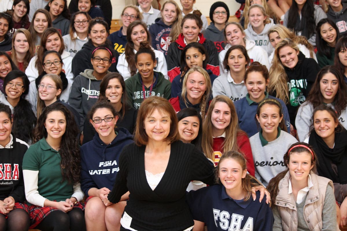 A woman providing education on alternatives to baby abandonment prevention.