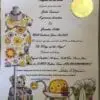 Certificate with maternity dress and fun baby toys design