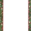 Christmas holly border template
