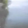Misty lake