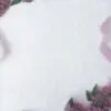 Purple flowers design template